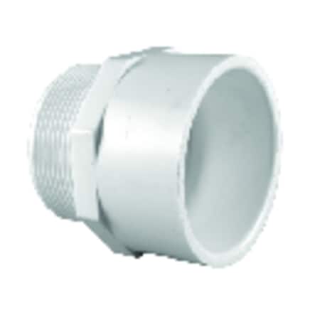 Charlotte Pipe And Foundry Charlotte Pipe Schedule 40 1-1/2 in. Slip X 1-1/2 in. D MPT PVC Pipe Adapter 1 pk PVC 02109 1400